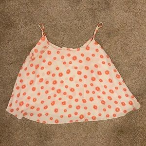 Flowt floral crop top